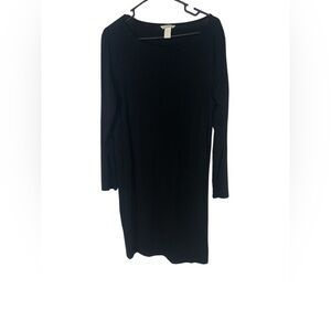 H&M Classic Black Long Sleeve Dress